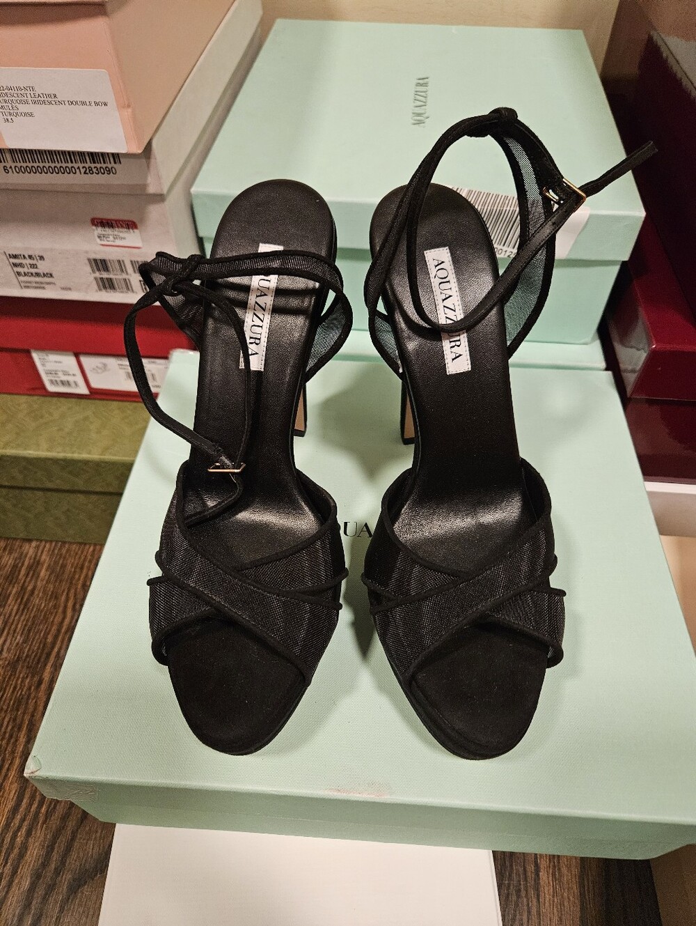 $1,220 New Aquazzura Shear 130 Platform Sandals Size 41 - Picture 2 of 8